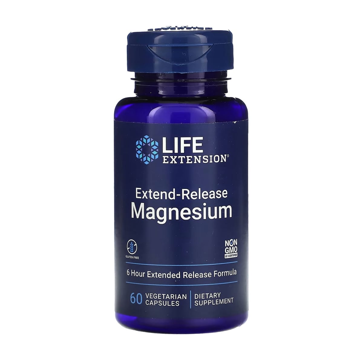 Магній пролонгованої дії Life Extension Extend-Release Magnesium, 60 вегетаріанських капсул